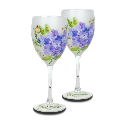 Printemps en paires Shamrock 11 oz. Verre à pied en verre