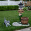Jardinière allongée solaire pour jardin