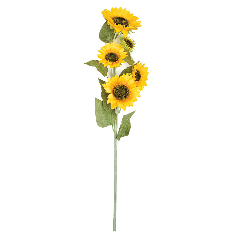 36" Artificial Sunflower Spray x5