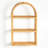 New 3 Piece Rattan Bracket Shelf