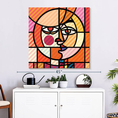 Leisha Cubist Sun Face