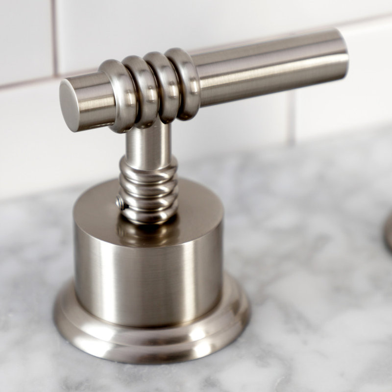 Kingston Brass Deck Mount Hand Shower with Diverter for Roman Tub Faucet, Brushed Nickel