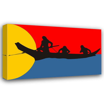 Clatsop amérindien Bandera