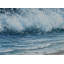 Vagues océaniques sur toile