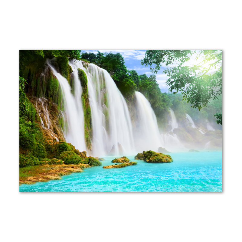 Waterfall - Wrapped Canvas Print