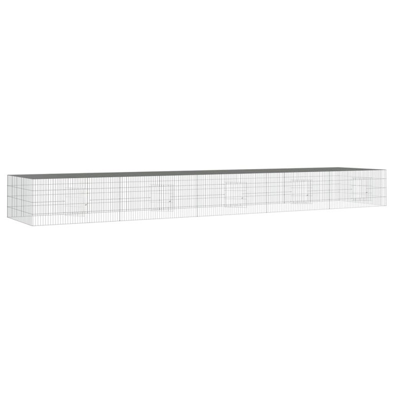 Donohue Weather Resistant Rabbit Cage, 54cm H x 541cm W x 109cm D