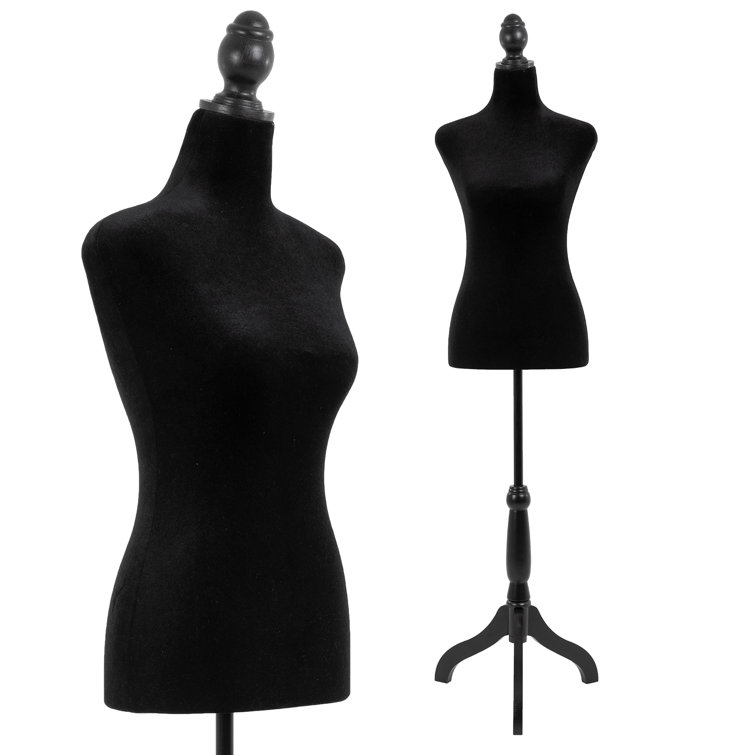black hand mannequin adjustable female mannequin