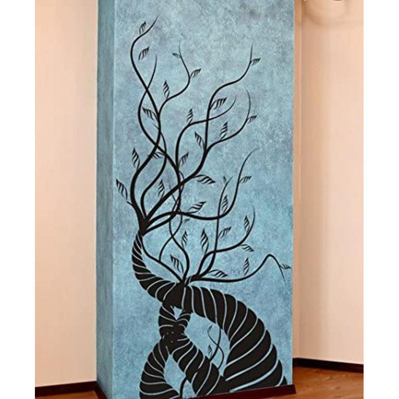 Arbre, décoration florale, arbre, arbre, salon, chambre à coucher, oiseaux et feuilles, autocollant mural, vinyle adhésif E656E8FF4F9F46B79CB7C0DBDA7E1715