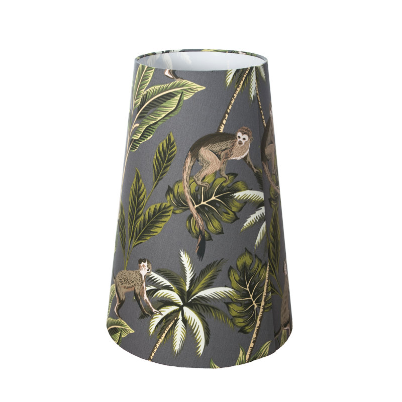132.08 cm H Novelty Cotton Lamp Shade ( Screw On ), Gray