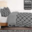 Polyester Geometric Duvet Cover Set with Pillowcases Included-119783793