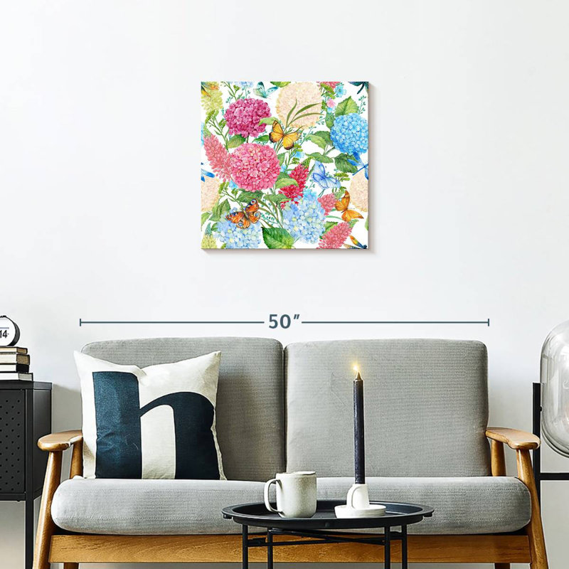Floral Spring Garden, 20" H x 20" W