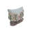 Fringed Cotton Blend Throw Pillow