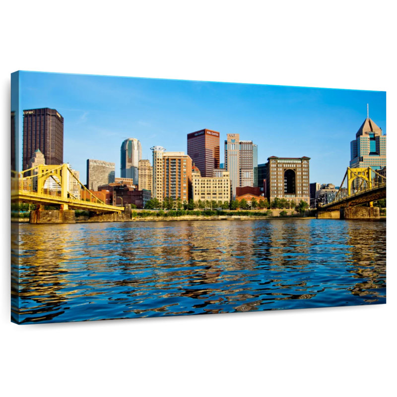 Sireci Pittsburgh Skyline, 32" H x 48" W