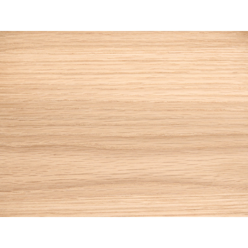 Solid Wood Base Dining Table, Brown/Oak Wood
