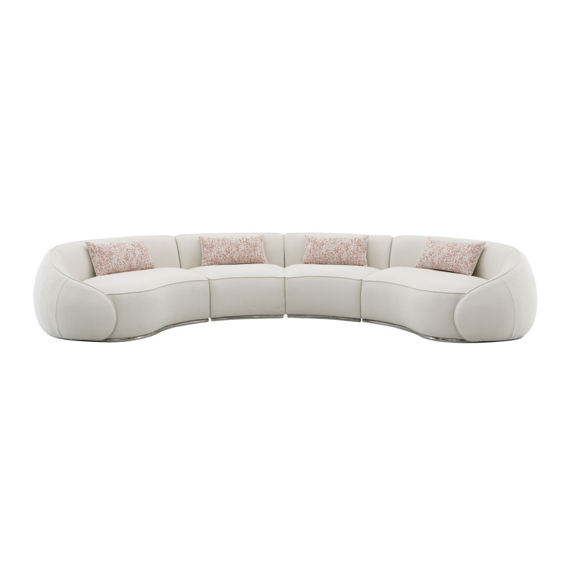 Canapé modulaire Sahara avec 4 coussins