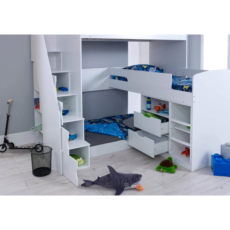 Field Single (3') Bunk Bed with Storage Included