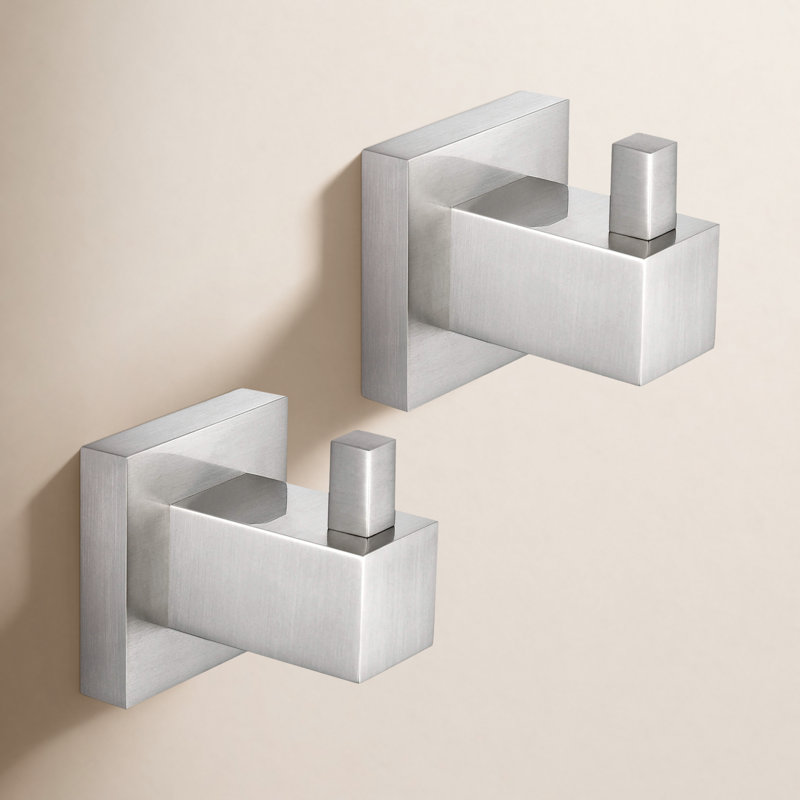 Wall Mounted Robe Hook, Brushed Nickel