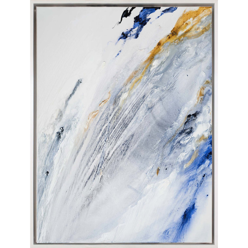 Cascade par Lisa Cuscuna - peinture à cadre flottant