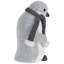 Figurine de Noël écharpe pingouin en hiver - 7,5 po