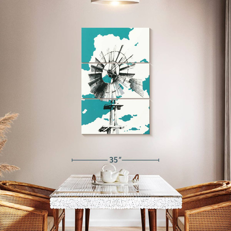 Lilie Texas Wind, 57" H x 36" W