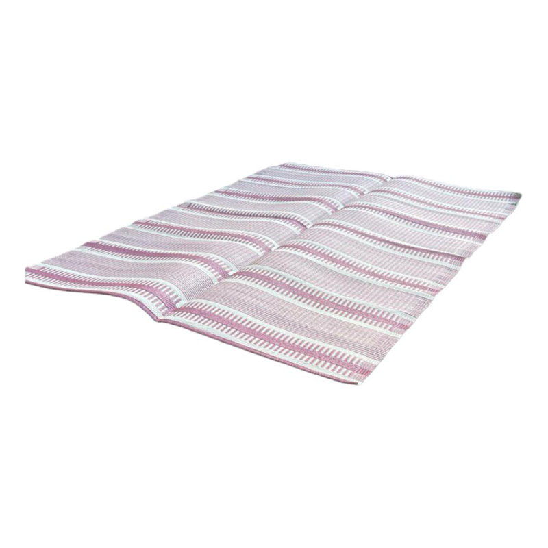 Tapis d'extérieur à motif rose et blanc, Rectangle 7 pi x 5 pi
