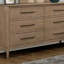 Commode à 6 tiroirs Casual finition sable