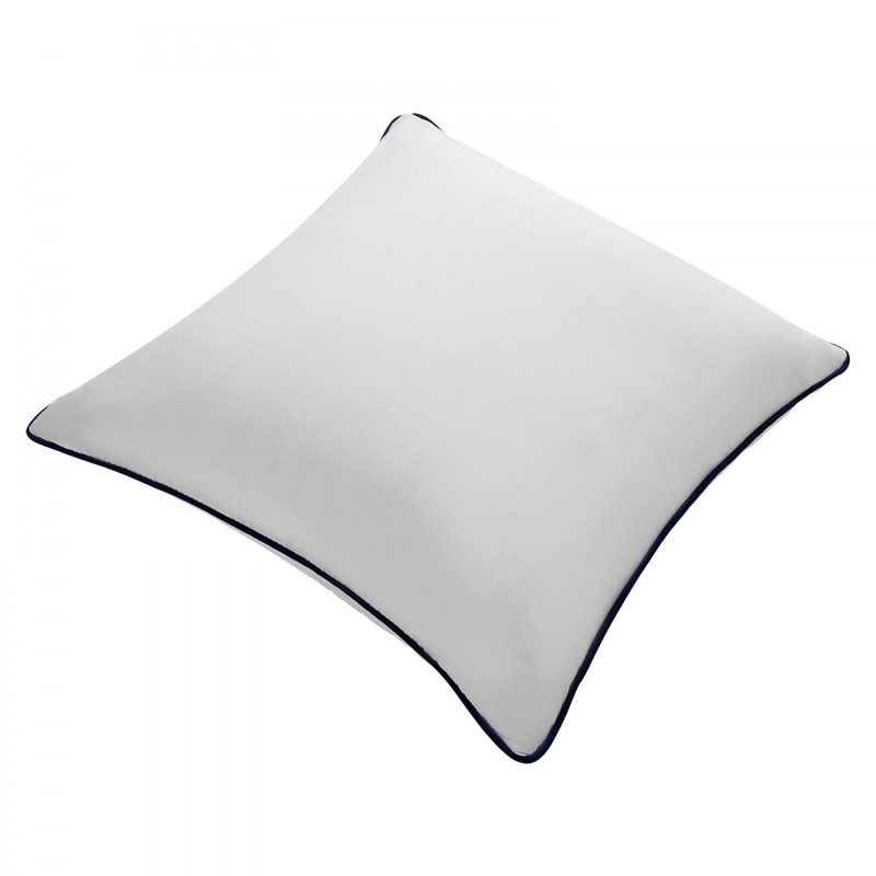 20 x 20 in Throw Pillow Inserts, Firm and Fluffy Decorative Down Alternative Pillows with Polyester Fiber, Square White Cushion with Zipper, for Indoor Bed Couch Sofa and Living Room