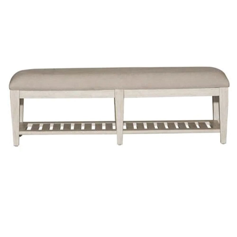 Haylee Polyester Blend Upholstered Storage Bench