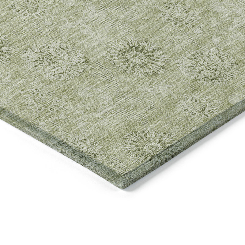 Tapis d'entrée antidérapant Leis, Rectangle 2 pi 6 po x 3 pi 10 po
