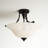 Baronne Glass Semi Flush Mount-466942664