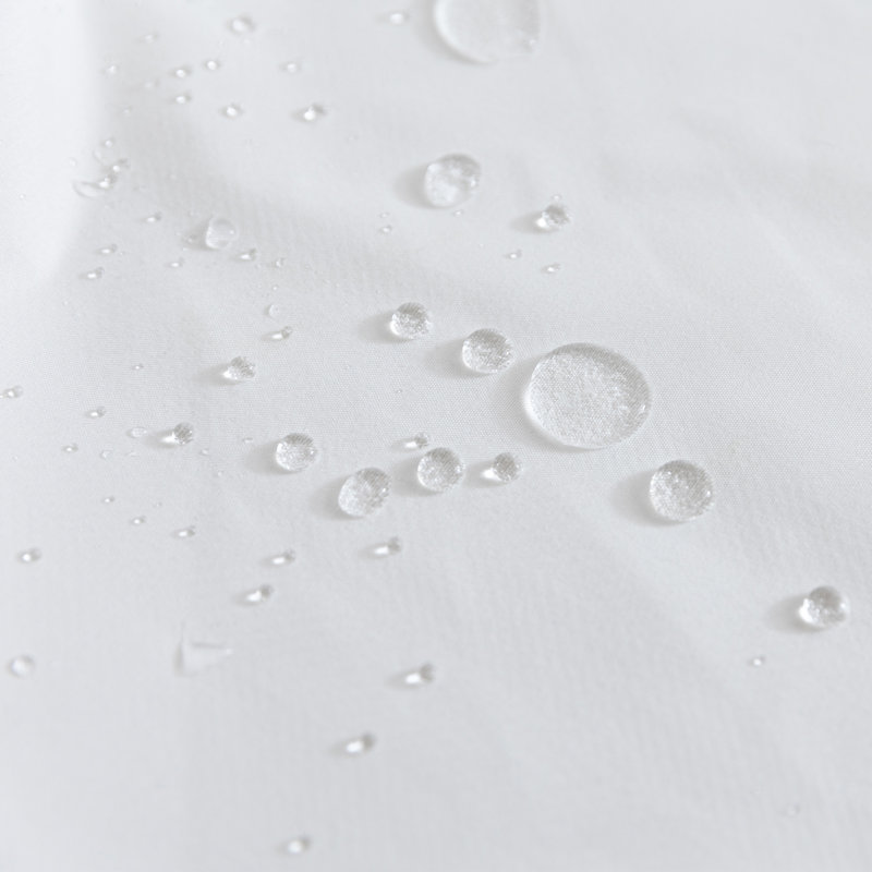 Rideau de douche hydrofuge sans bord ni crochet, Gris