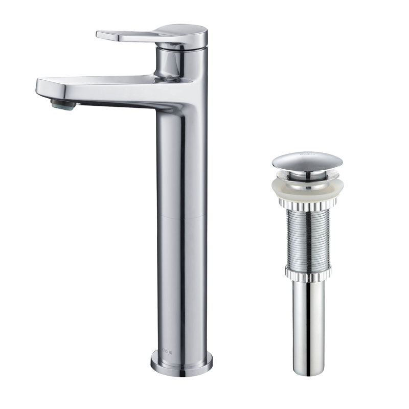 Robinet de lavabo vasque avec bonde Indy, Chrome