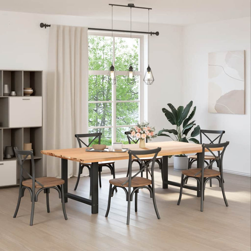 Table Leg, 73cm H x 90cm W, Black