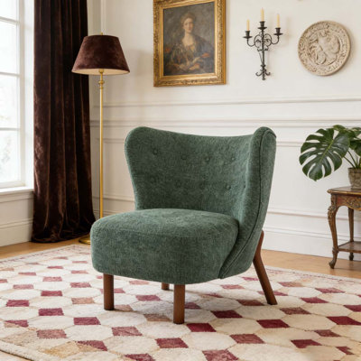 Fauteuil d'appoint rembourré Bella