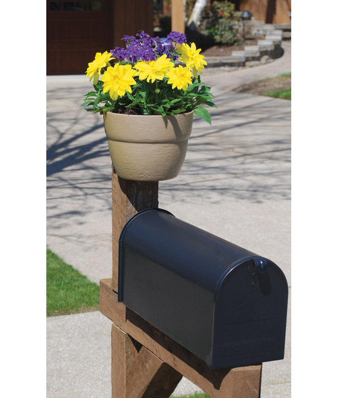 Krystal Railing Planter, Sand