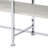 White Oak & Chrome Finish Sofa Table
