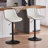 Modern Height Adjustable Swivel Bar Stools Upholstered Leather Barstool Kitchen Island Chairs With Metal Frame-1949709383