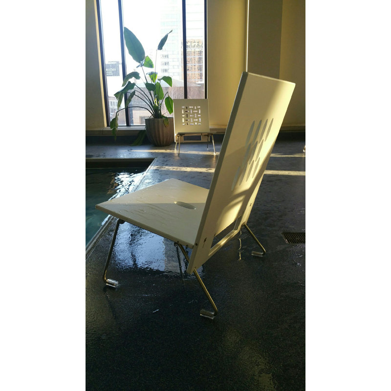 Outdoor Lounge Chair, White