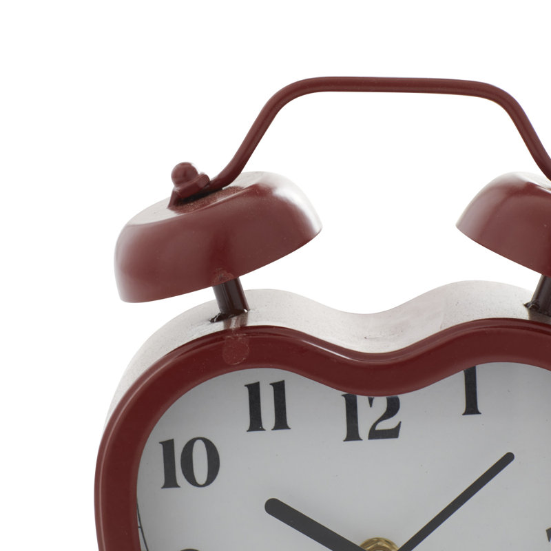 Horloge de table Farmhouse, Rouge
