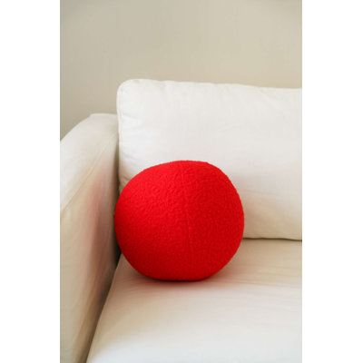Premium Red Cushion, 20 x 20 x 7.9 Inches | 75% Recycled Polyester & 25% Polyester with Silicone Filling | Machine Washable at 68°F | Soft & Eco-Friendly Comfort for Home, Office, & Outdoor Use