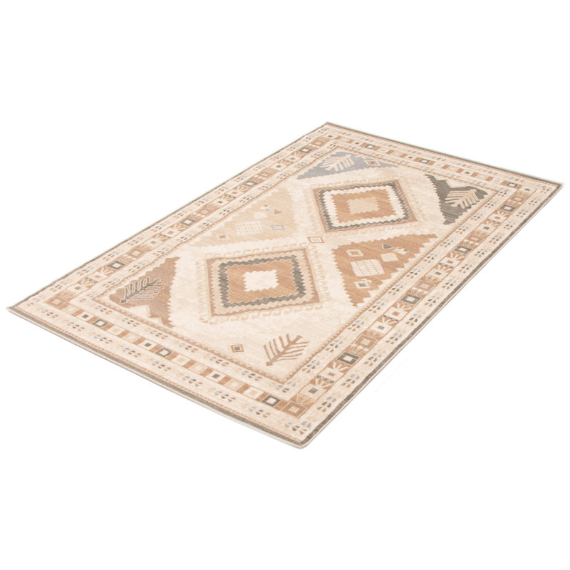 Lia Ivory Rug, Rectangle 5' x 8'