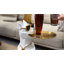 Modern Resin Dog Sculpture Cute End Table Side Table with Metal Storage Tray Tissue Box-195348876