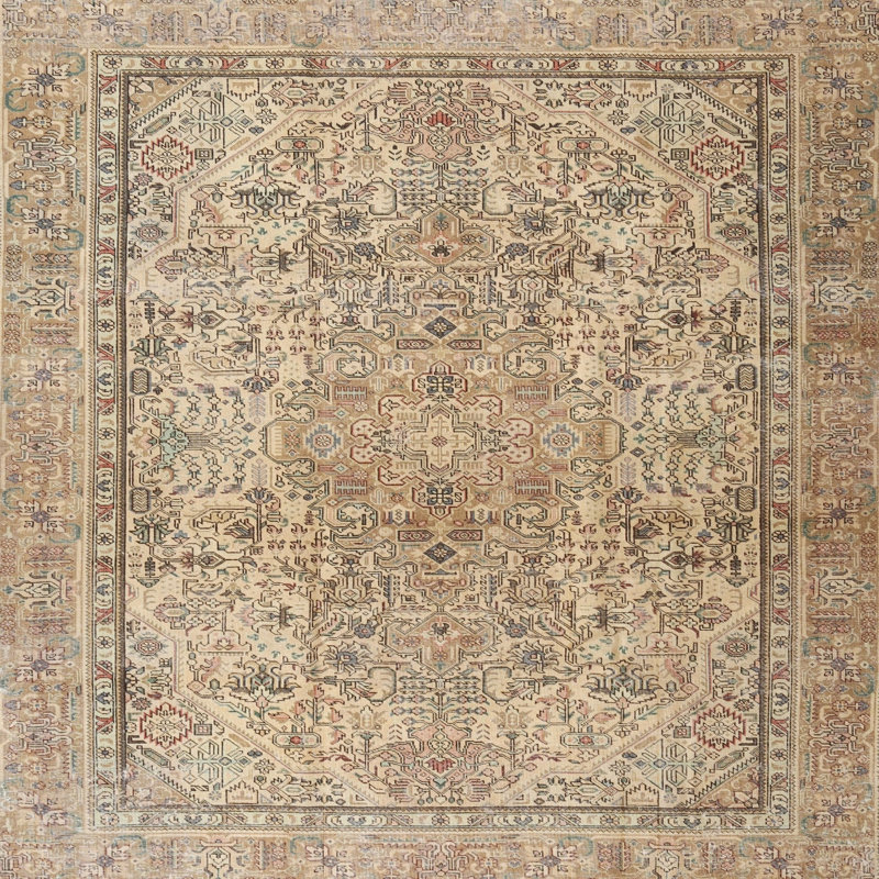 Grangeville Oriental Indoor Rug, Square 7'
