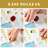 Waterproof Rectangle Tablecloth Flannel Backed Vinyl Tablecloth 60"x 84",Beige Coffee Kitchen Print