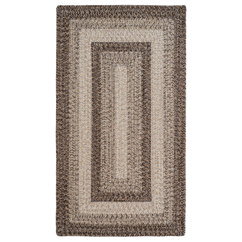 Langhorne Indoor / Outdoor Rug, Concentric Rectangle 3' x 5'