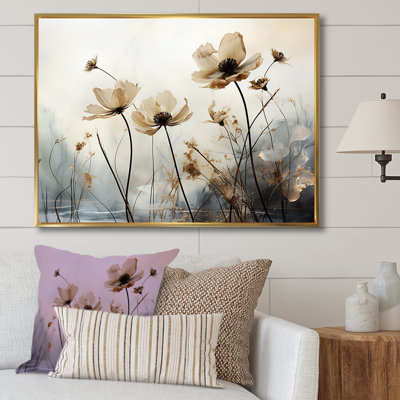 «Jade Flowers Field Enchantment» sur impression sur toile