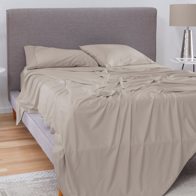 Ensemble de literie en coton Bedgear - séchage rapide - respirant - draps soyeux