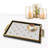 Elegant Glass Tray, 19.7 x 11.4 x 1.4 inches | 100% Durable Glass Construction | Easy to Clean with Damp Cloth | Ideal for Serving, Decorative Display, and Organizing | Stylish Addition to Home Décor-1943607662