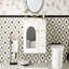 Ensemble de meuble-lavabo mural 24 po pour petit espace, armoire de salle de bain avec lavabo en céramique, 2 tiroirs et 1 porte à fermeture en douceur-1086649903