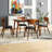 Kemmer Sumner Mid-Century Style 5-Piece Dining Set
